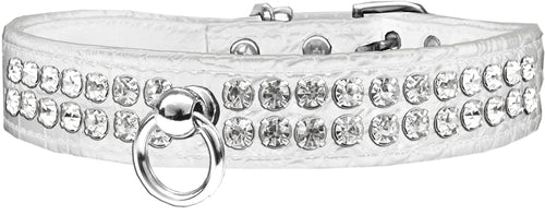 Mirage Pet Products 82-21-WTC24 Style No.72 Rhinestone Designer Croc D